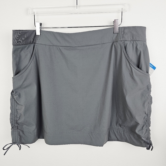 Columbia Gray Anytime Casual Skort NWT UPF 50 Sun Protection - Picture 1 of 12